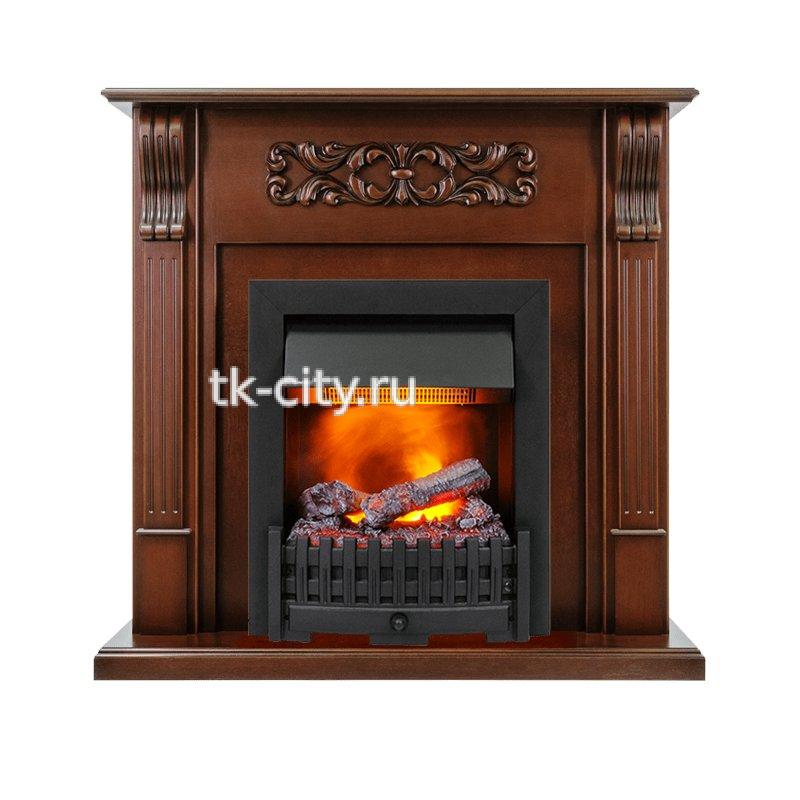 Каминокомплект Dimplex Venice - Махагон коричневый антик с очагом Danville Black FB2