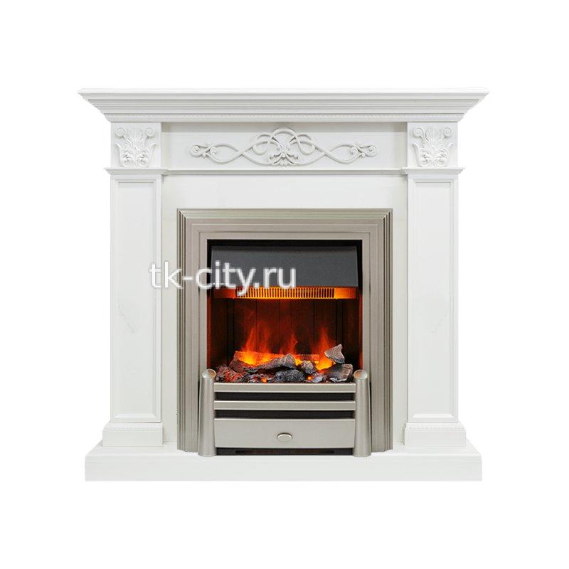 Каминокомплект Dimplex Verona - Белый дуб с очагом Chesford