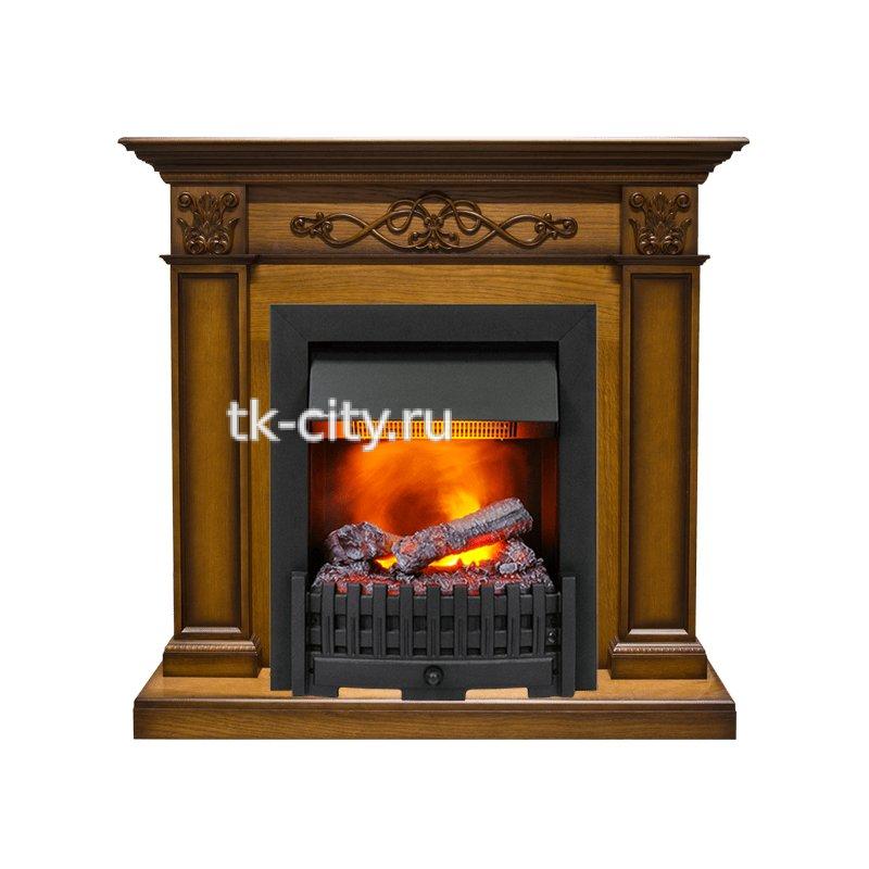 Каминокомплект Dimplex Verona - Дуб антик с очагом Danville Black FB2