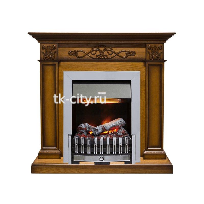 Каминокомплект Dimplex Verona - Дуб антик с очагом Danville Chrome FB2