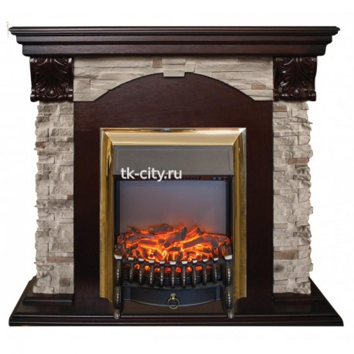 Каминокомплект Real Flame Dublin Rock STD/EUG AO Fobos