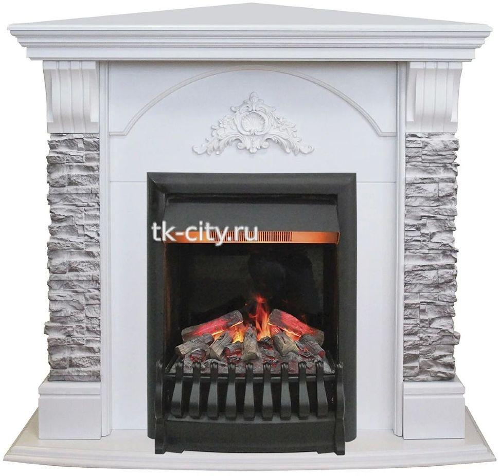 Каминокомплект RealFlame Athena Corner GR с Oregan 3D