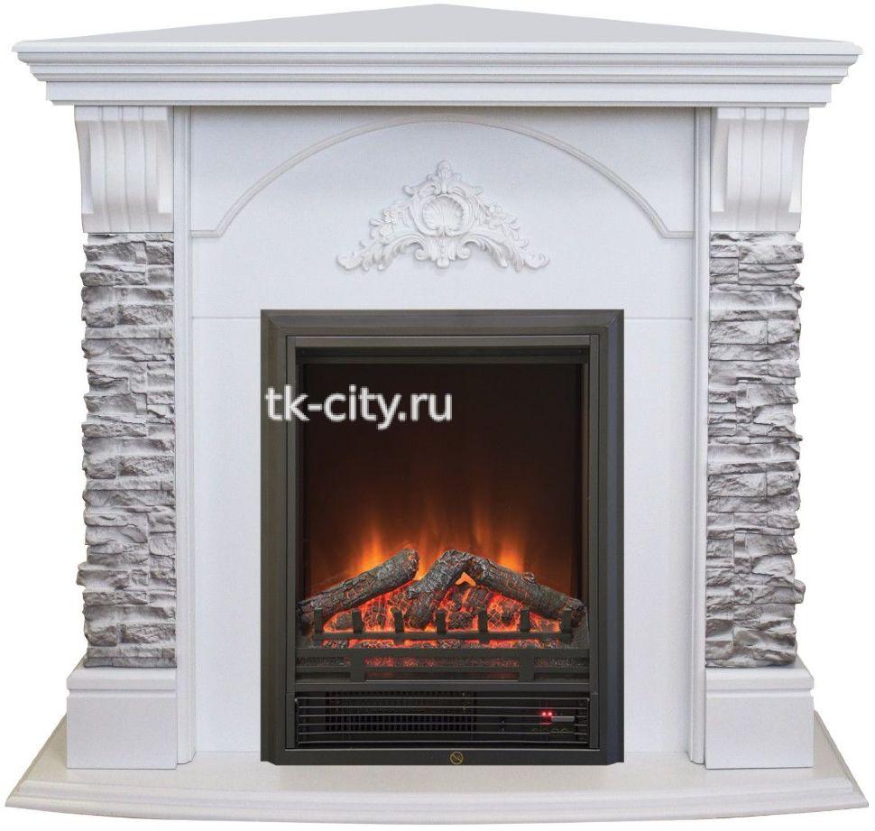 Каминокомплект RealFlame Athena Corner 25 WT с Eugene