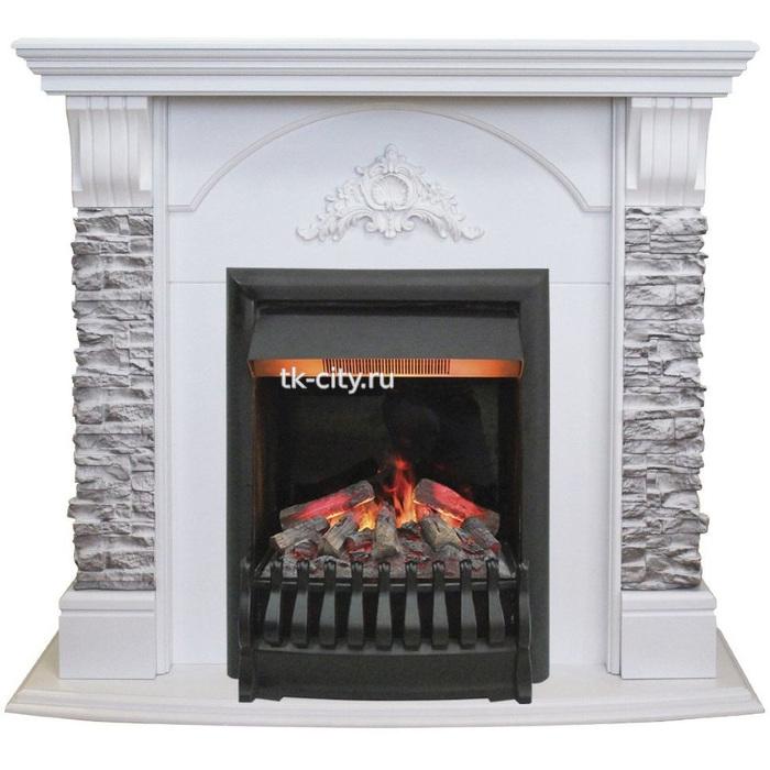 Каминокомплект RealFlame Athena GR  WT с 3D Oregan
