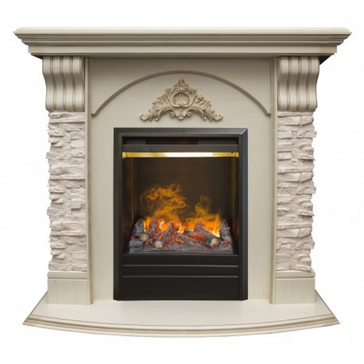 Каминокомплект RealFlame Athena WT с Olympic 3D