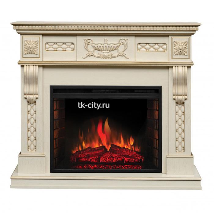Каминокомплект RealFlame Corsica Lux WT с Sparta 25,5 LED