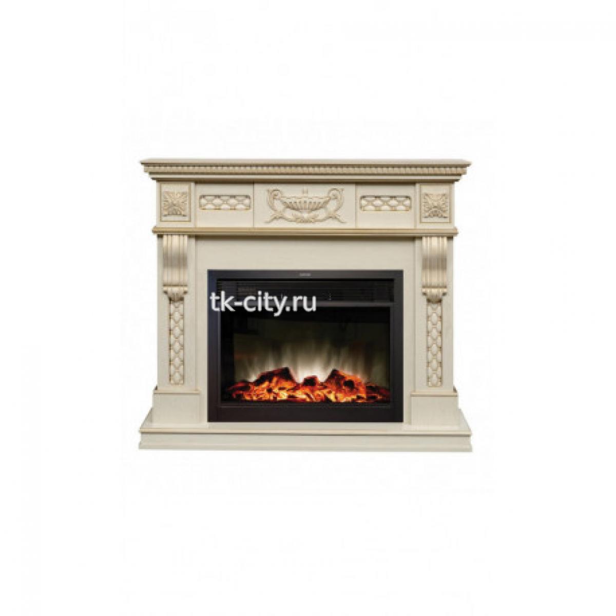 Каминокомплект RealFlame Corsica Lux WT с Moonblaze LUX BL