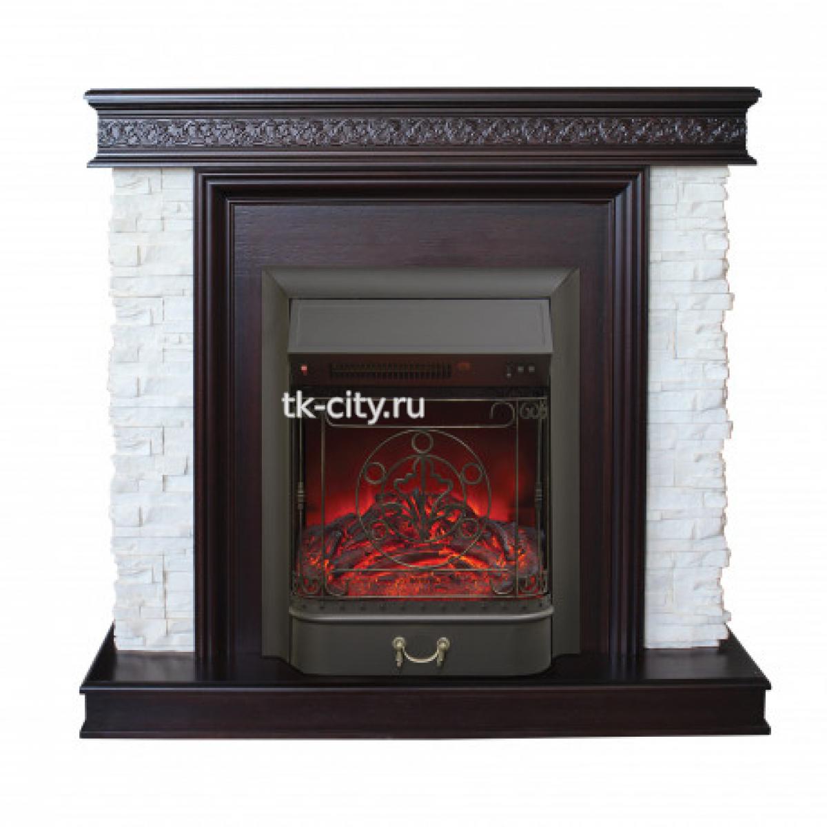 Каминокомплект RealFlame Donna AO с Majestic Lux BR S/BL