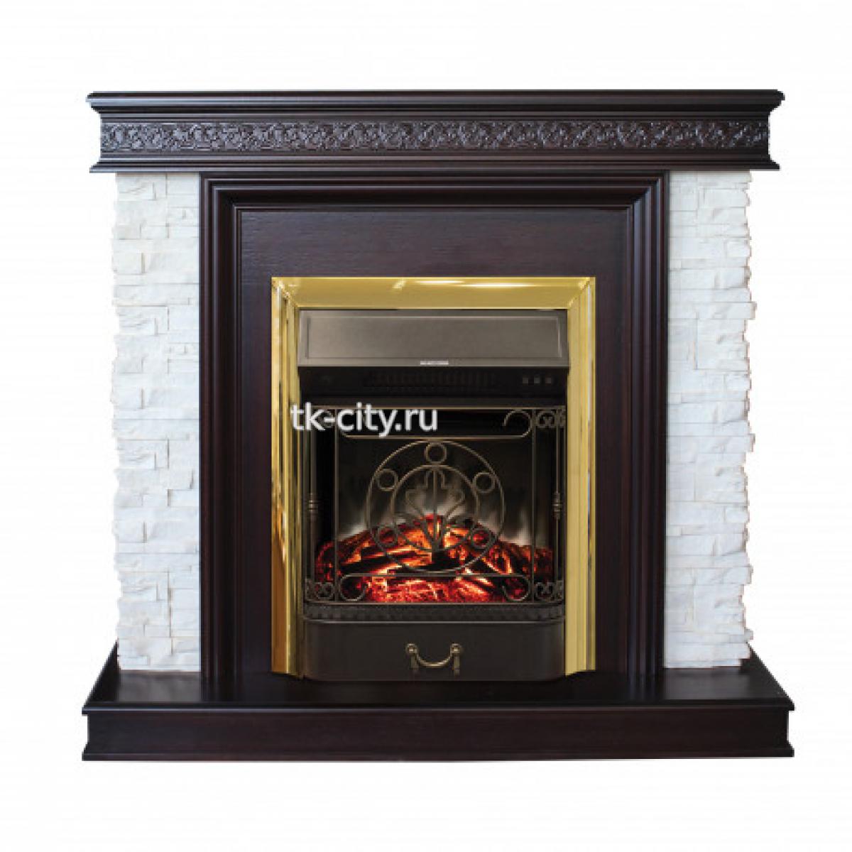 Каминокомплект RealFlame Donna AO с Majestic Lux BR S/BL