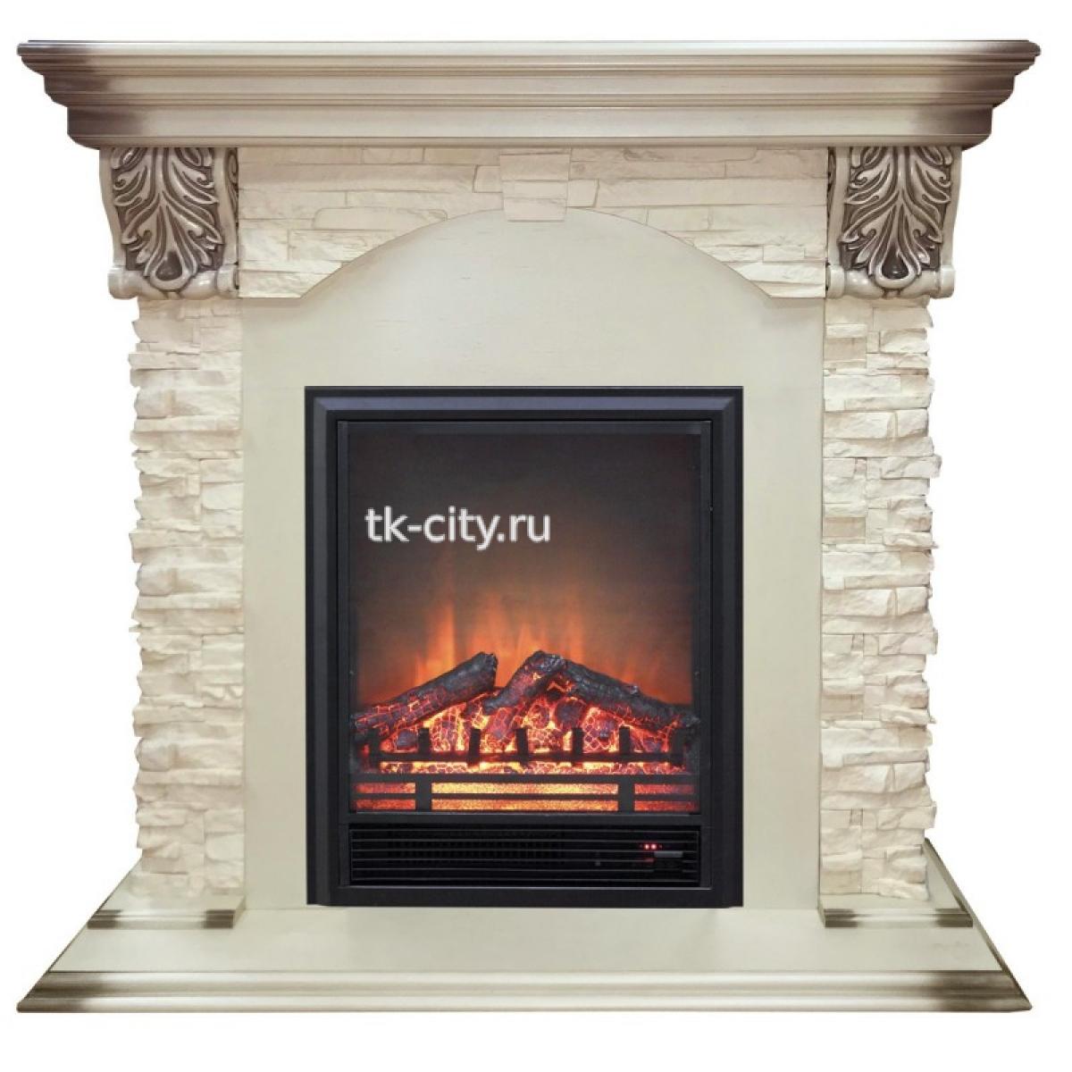 Каминокомплект RealFlame Dublin Lux WT с Eugene
