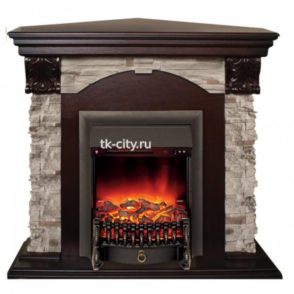Каминокомплект RealFlame Dublin Rock Corner STD/EUG AO с Fobos Lux