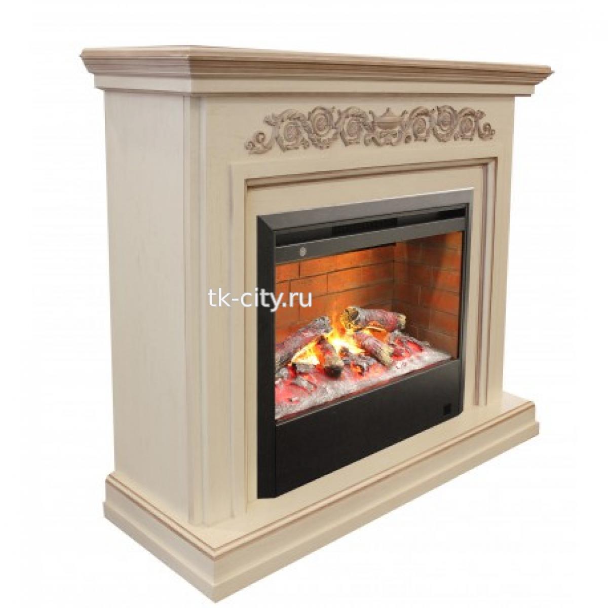 Каминокомплект RealFlame Leticia WT с Helios 26 3D