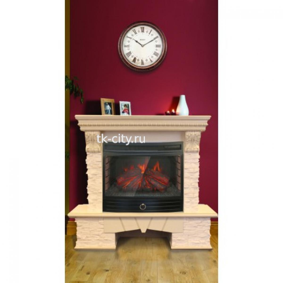 Каминокомплект RealFlame Rockland LUX 25 WT с FireField 25 SIR