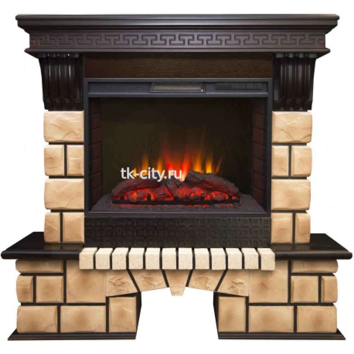 Каминокомплект RealFlame Stone Brick 25,5 AO с Sparta 25,5