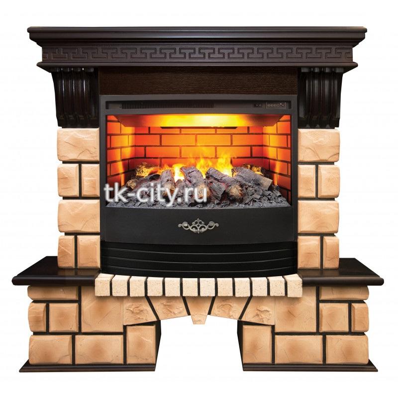 Каминокомплект RealFlame Stone Brick с Firestar 25 3D