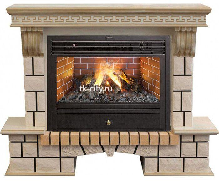 Каминокомплект RealFlame Stone new 26 HL WT с 3D Novara