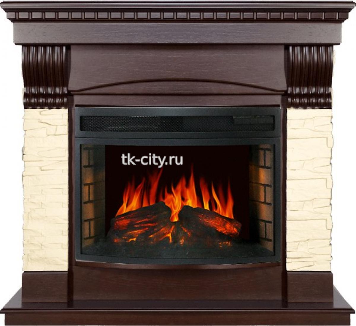 Каминокомплект Royal Flame Denver - Темный дуб с очагом Dioramic 25 LED FX