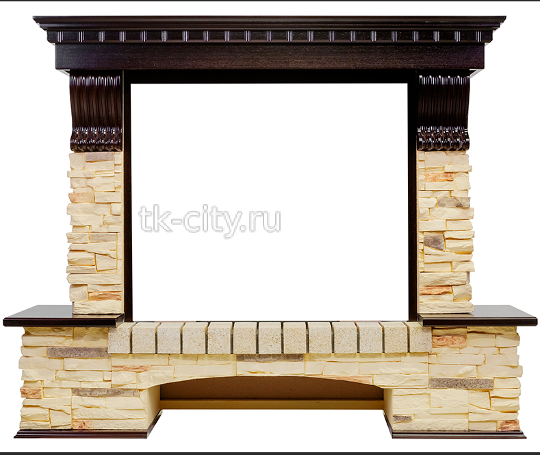 Каминокомплект Royal Flame Pierre Luxe с очагом Symphony 2608 EU