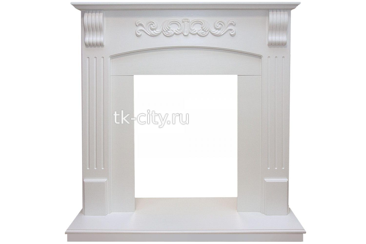 Каминокомплект Royal Flame Sorrento - Белый дуб с очагом Aspen Black