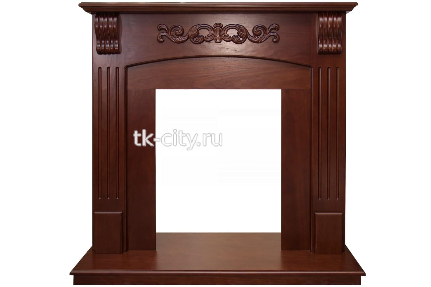 Каминокомплект Royal Flame Sorrento угловой - Орех с очагом Aspen Gold