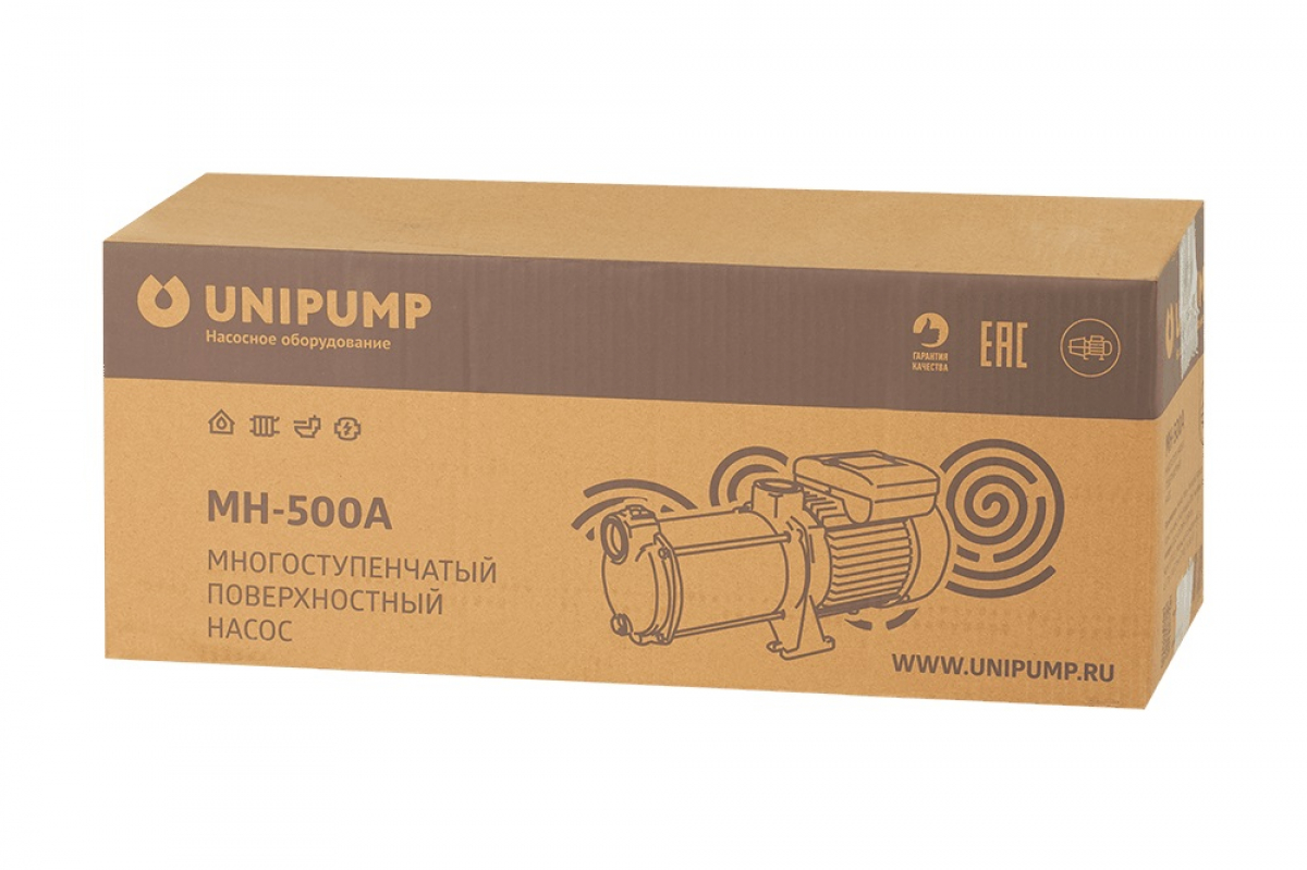 Насос поверхностный многоступенчатый Unipump MH 500A