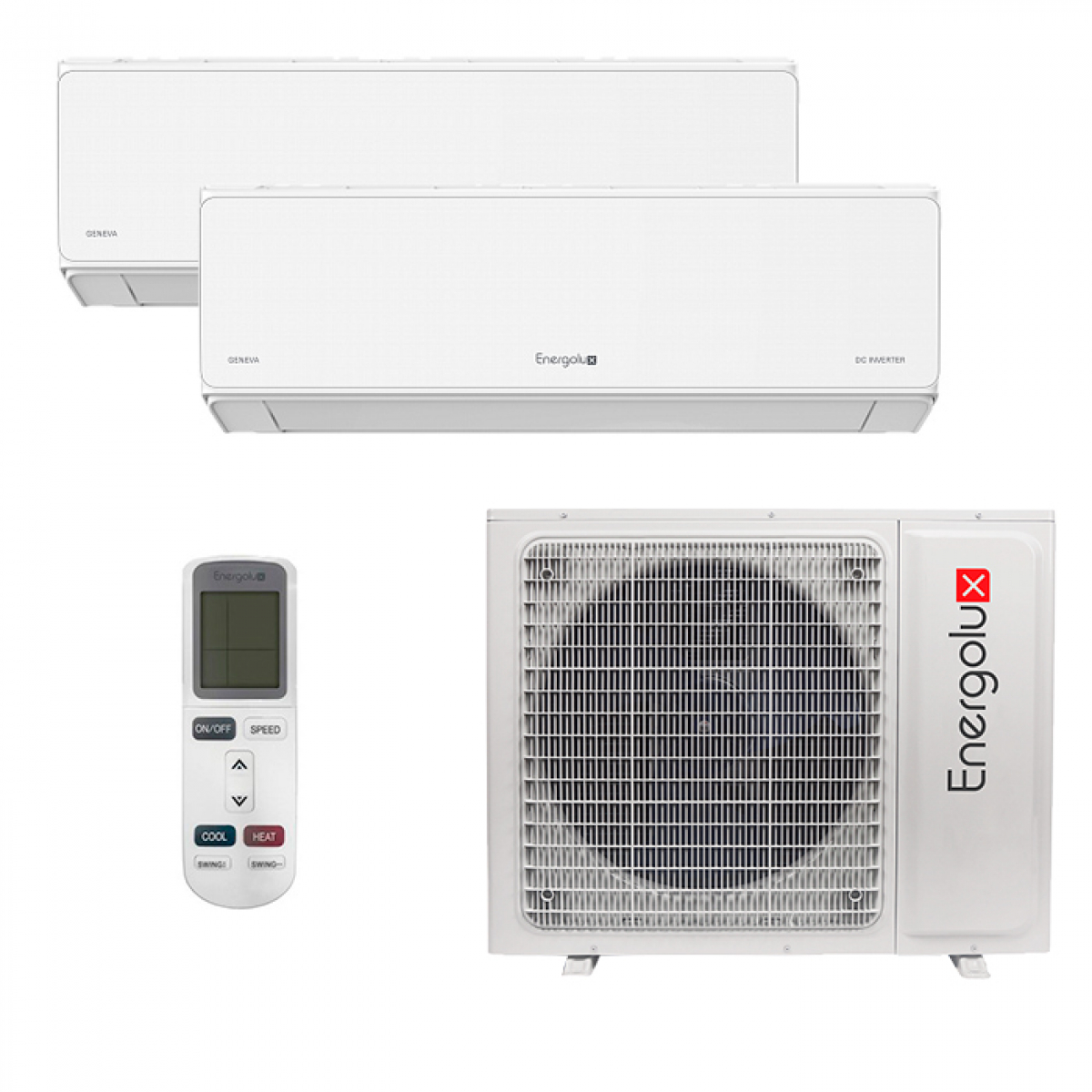 Мульти сплит-системa на 2 комнаты Energolux Smart Multi SAM14M2-AI/2 + SAS07M3-AI х2