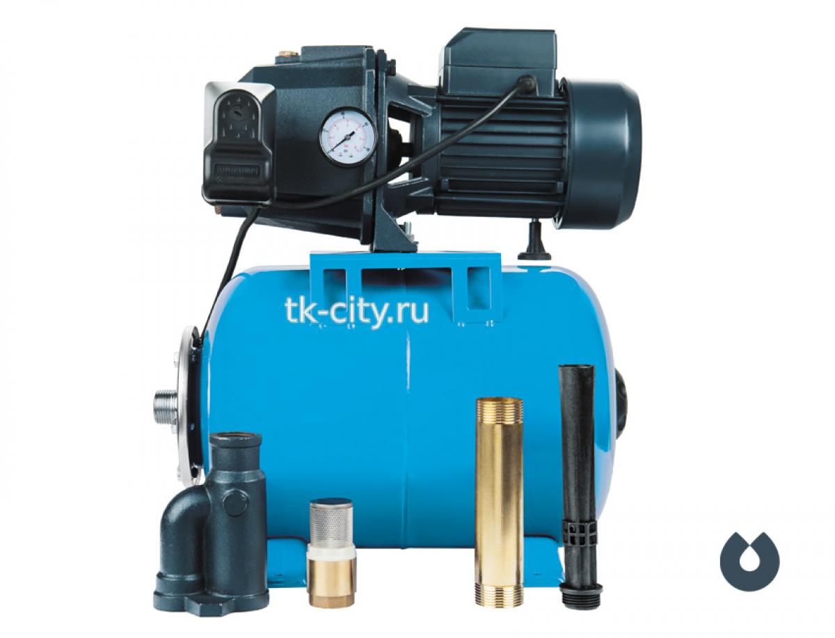 Насосная станция UNIPUMP AUTO DP 750 (50 л) (750 Вт)