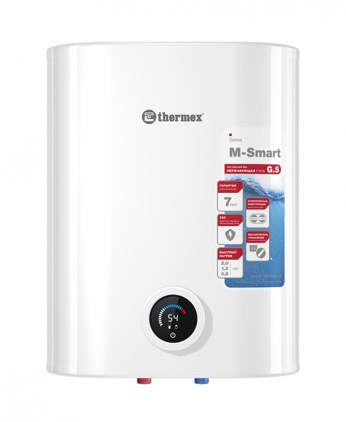 Накопительный электрический водонагреватель Thermex M-SMART MS 30 V (pro)