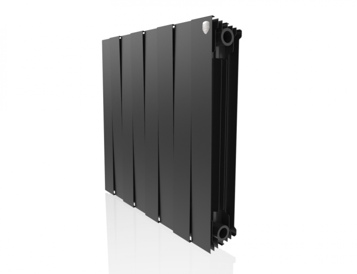 Радиатор секционный биметаллический Royal Thermo PianoForte 500 x8 Noir Sable