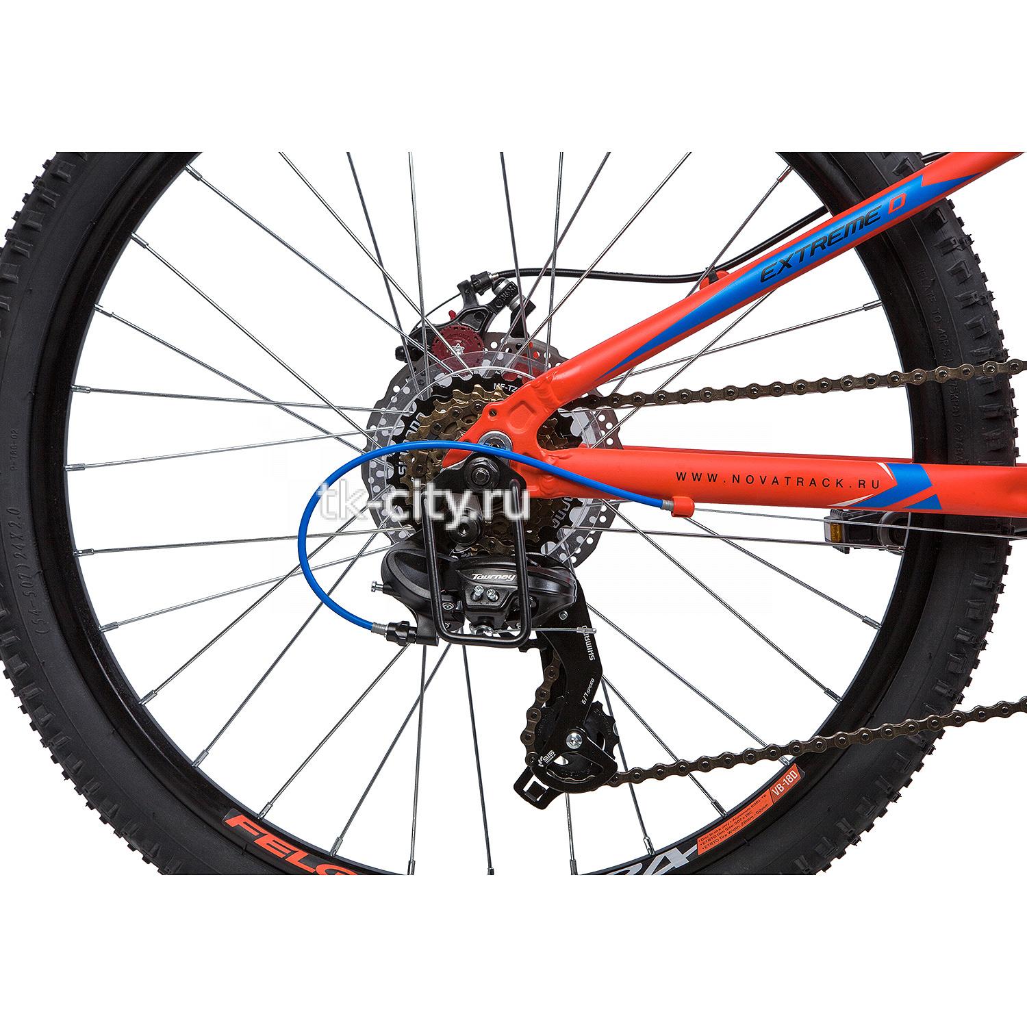 Подростковый горный (MTB) велосипед Novatrack Extreme 24 Disc (2019)