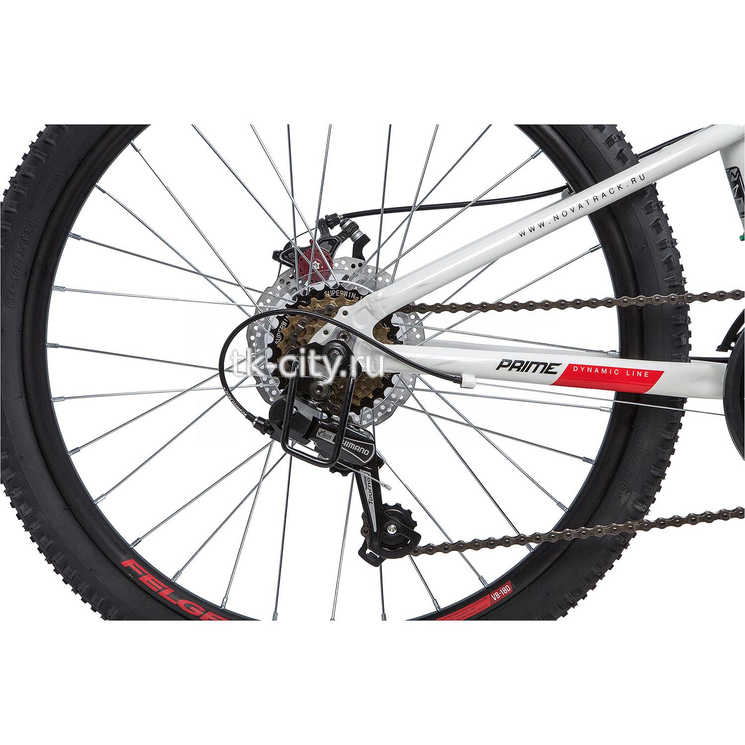 Подростковый горный (MTB) велосипед Novatrack Prime 24 Disc (2019)