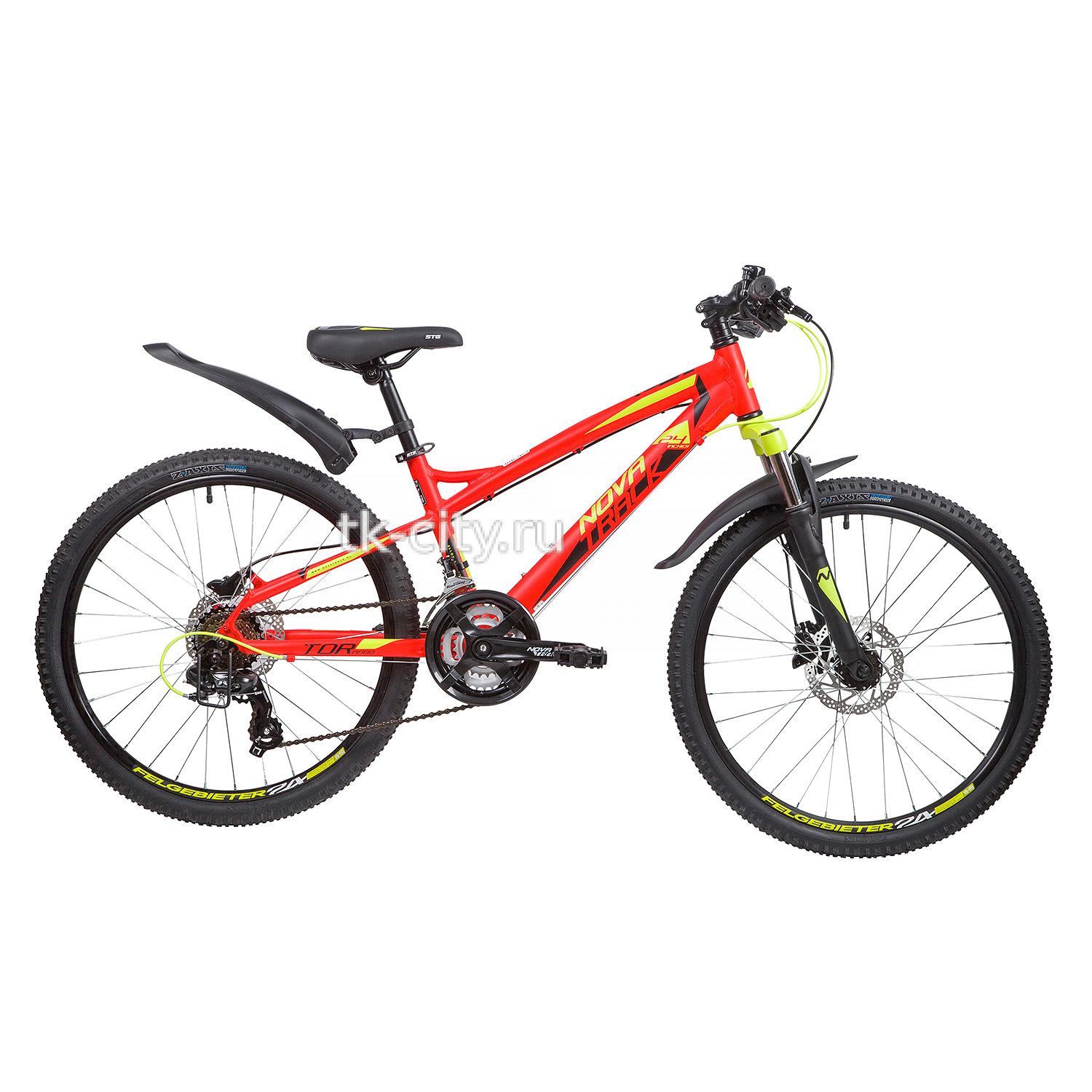 Подростковый горный (MTB) велосипед Novatrack Tornado 24 (2019)