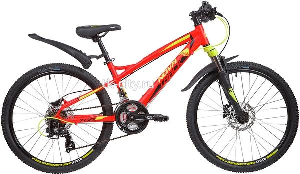 Подростковый горный (MTB) велосипед Novatrack Tornado HD 24 (2019)