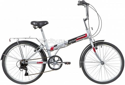 Подростковый городской велосипед Novatrack TG-24 Classic 6 (2018) Серый