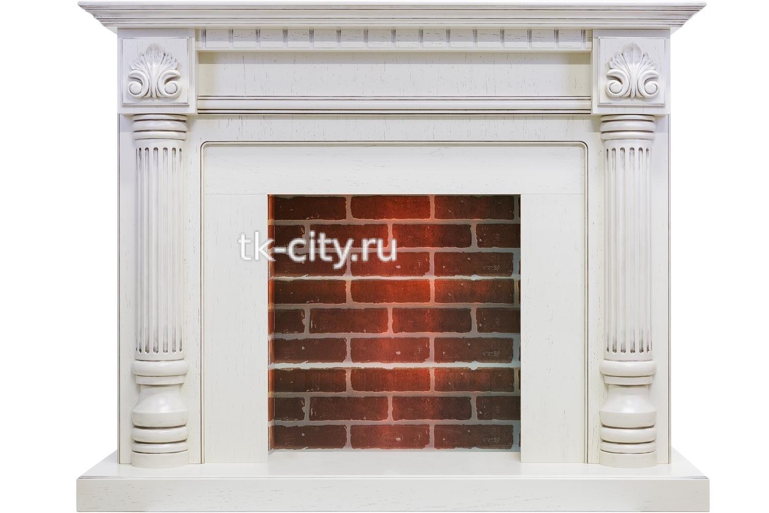 Портал Dimplex Edinburg - Слоновая кость / Кирпич