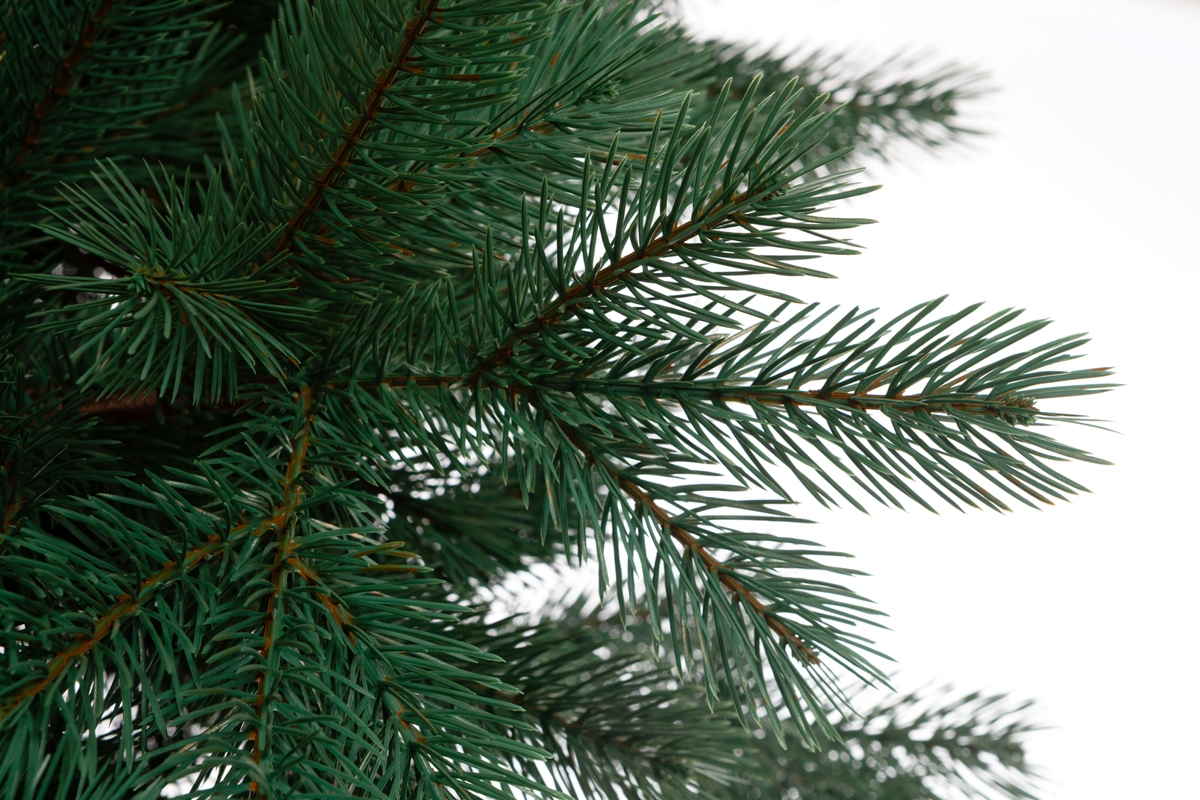 Crystal trees Сосна искусственная Хилтон зелено-голубая 2.8 м