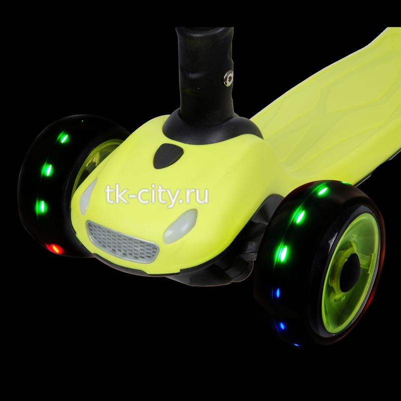 Самокат-кикборд Novatrack RainBow 120 CBP