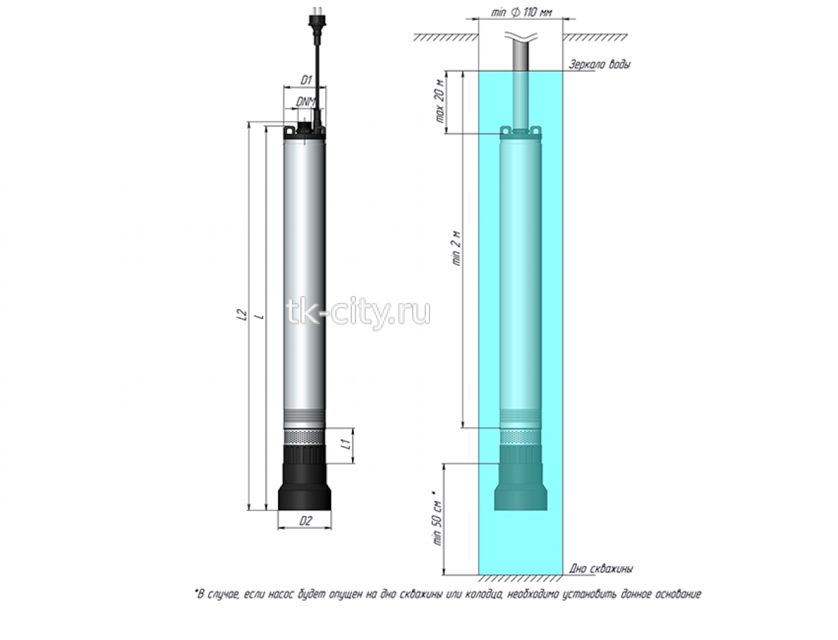 Скважинный насос UNIPUMP ECO AUTOMAT (750 Вт)