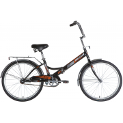 Велосипед NOVATRACK TG-24 Classic 24 (2020) Черный