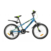 Подростковый горный (MTB) велосипед Novatrack Extreme 20 6 (2019) Синий