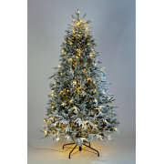 crystal-trees-el-iskusstvennaya-perseya-v-snegu-s-vpletennoj-girlyandoj-185-sm