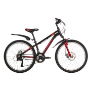 Горный (MTB) велосипед Foxx Atlantic D 24 (2022) рама 12 Черный