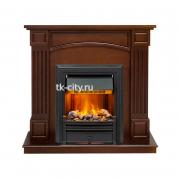 Каминокомплект Dimplex Boston - Темный дуб (Высота 925см) с очагом Brookline Black