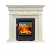 Каминокомплект Dimplex Corfu - Слоновая кость с очагом Brookline Black
