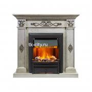 Каминокомплект Dimplex Derby - Old silver с очагом Brookline Black