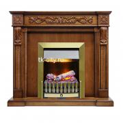 Каминокомплект Dimplex Neapol - Дуб антик с очагом Danville Antique Brass FB2