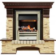 Каминокомплект Dimplex Pierre Luxe - Темный дуб / Сланец (Высота 1050мм) с очагом Cavendish