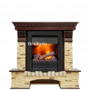 Каминокомплект Dimplex Pierre Luxe - Темный дуб / Сланец (Высота 1050мм) с очагом Danville Black FB2