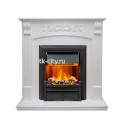 Каминокомплект Dimplex Sorrento - Белый дуб с очагом Brookline Black