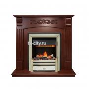 Каминокомплект Dimplex Sorrento угловой - Орех с очагом Cavendish